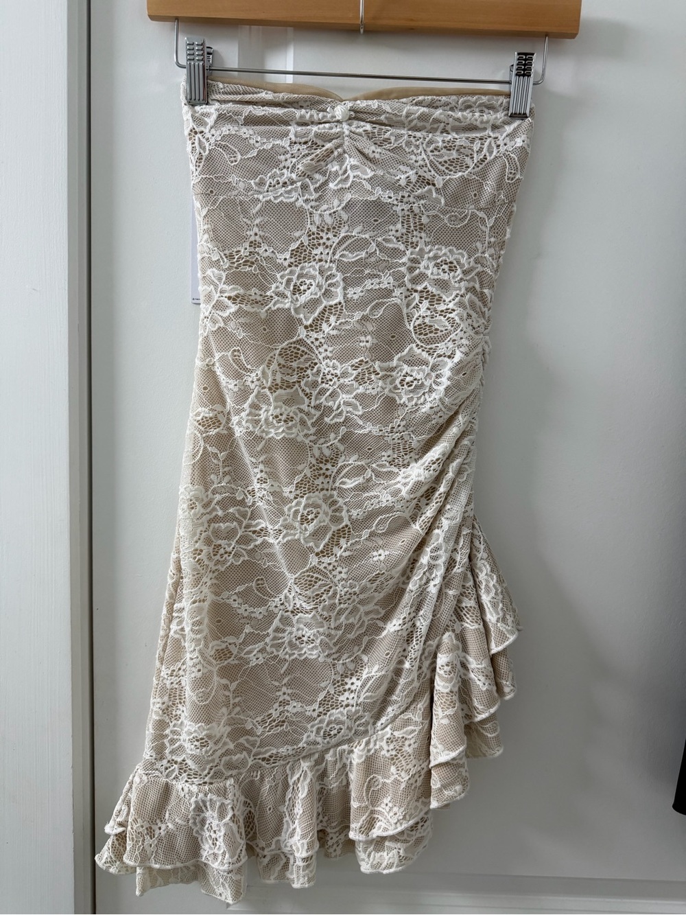 Princess Polly Hailees Strapless Lace Minidress